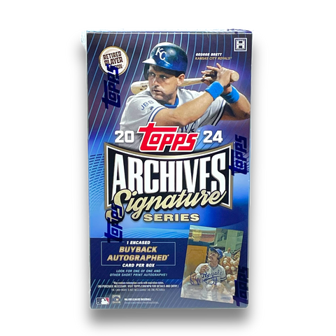 2024 Topps Archives Signature Series Retired Player Edition Baseball Hobby Box Opened Live