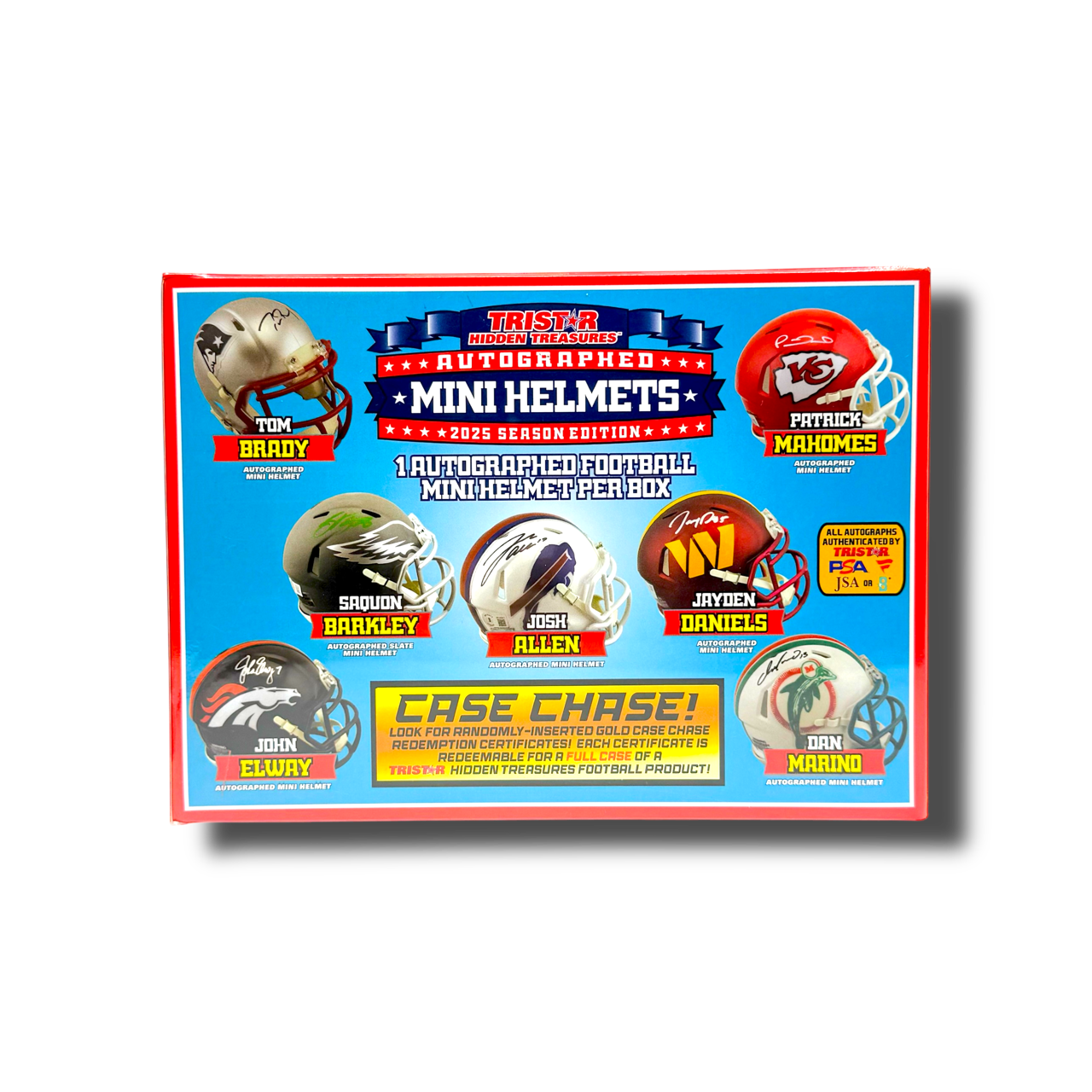 2025 Tristar Hidden Treasures Autographed Mini Football Helmet Box