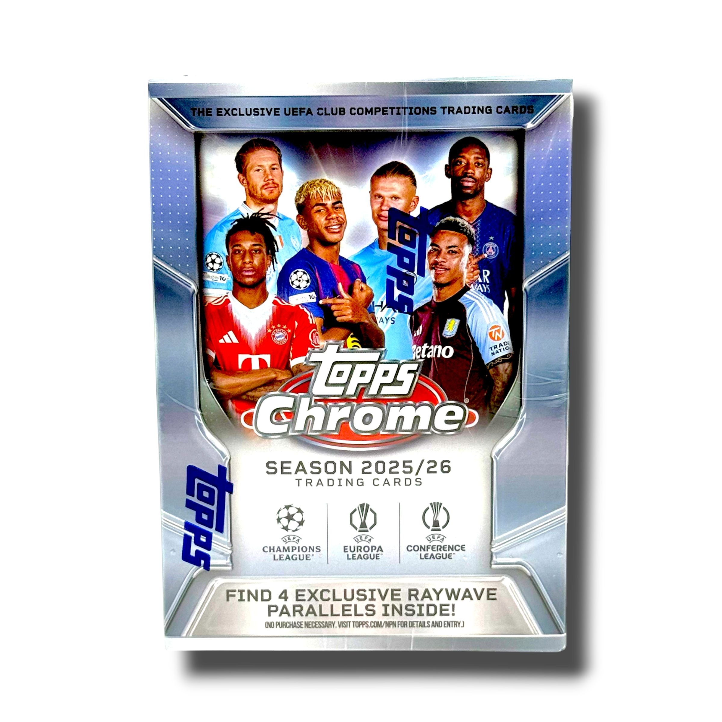 2025-26 Topps Chrome UEFA Club Competitions Value Box – HOFBC