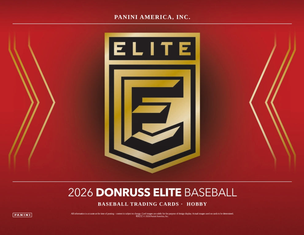 PRE-ORDER: 2026 Panini Donruss Elite Baseball Hobby Box – HOFBC