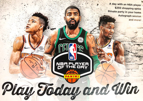 PANINI NBA PLAYER OF THE DAY PROMOTION!!