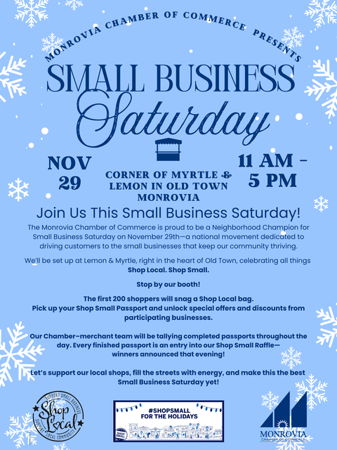 SMALL BUSINESS SATURDAY!!