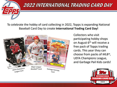 INTERNATIONAL TRADING CARD DAY IS COMING!!