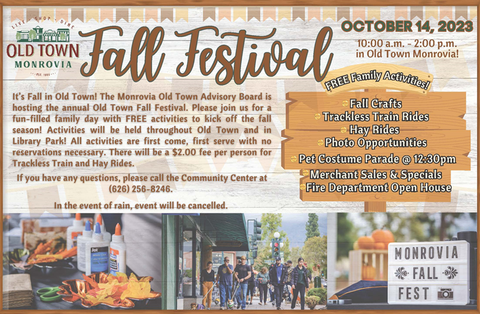 OLD TOWN FALL FESTIVAL THIS SATURDAY!!