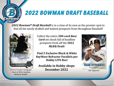 2022 Bowman Draft Baseball Lite Box Opened Live