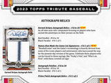 2023 Topps Tribute Baseball Hobby Box Opened Live