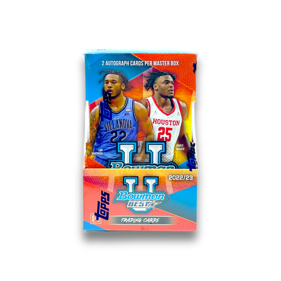 2022-23 Bowman University's Best Basketball Hobby Box Opened Live