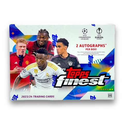 2023-24 Topps UEFA Club Competitions Finest Soccer Hobby Box