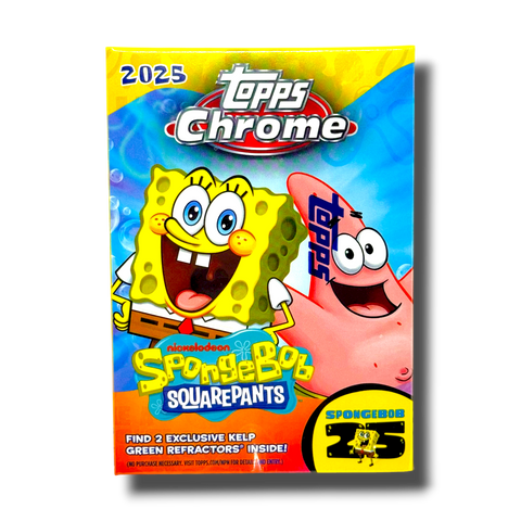 2025 Topps Chrome Spongebob Squarepants 25th Anniversary Value Box