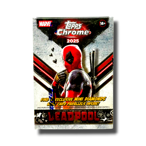 2025 Topps Chrome Marvel Deadpool Value Box – HOFBC 2025 Topps Chrome Marvel Deadpool Value Box – HOFBC