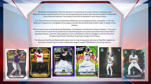 PRE-ORDER: 2026 Bowman Baseball Value Box