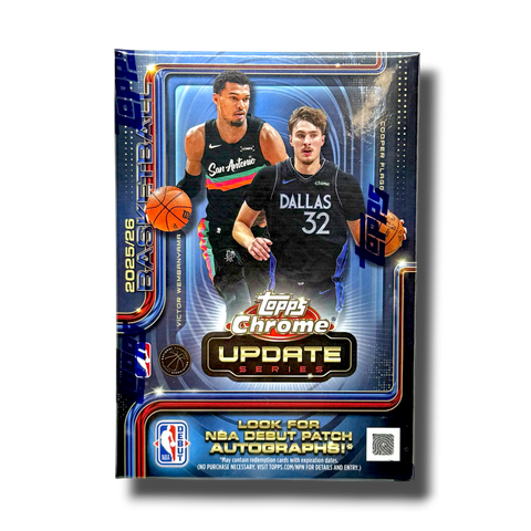 PRE-ORDER: 2025-26 Topps Chrome Update Basketball Value Box