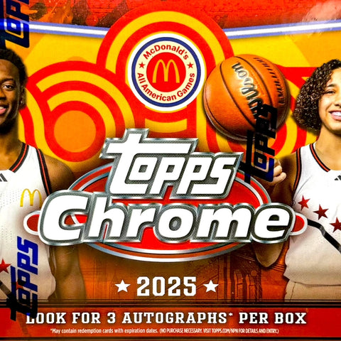 2025 Topps Chrome McDonald's All American Basketball Hobby Box