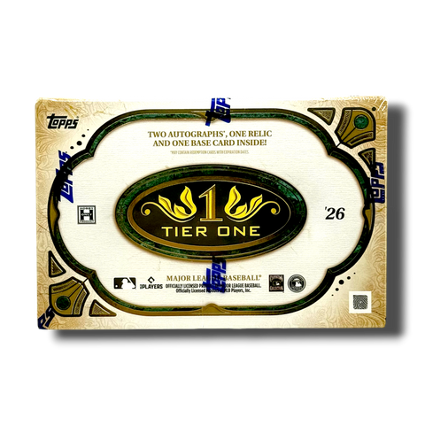 PRE-ORDER: 2026 Topps Tier One Baseball Hobby Box