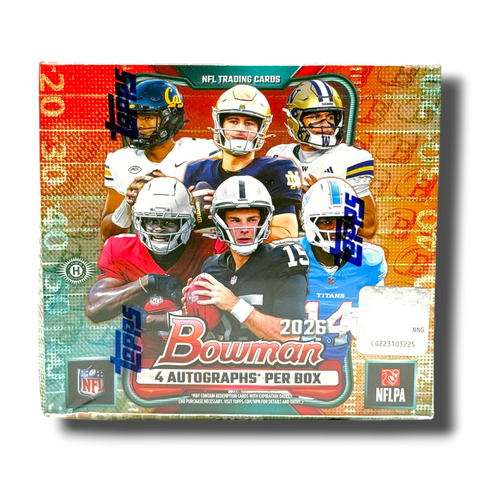 PRE-ORDER: 2026 Bowman Football Jumbo Box