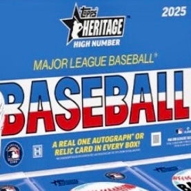 2025 Topps Heritage High Number Baseball Hobby Box