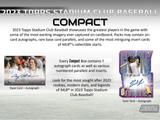 2023 Topps Stadium Club Baseball Compact Box Opened Live