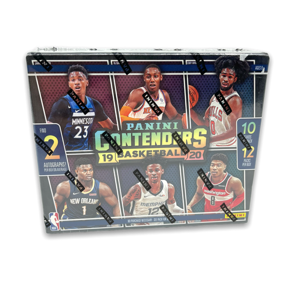 2019-20 Panini Contenders Basketball Hobby Box Opened Live