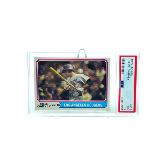 1974 Topps Baseball Steve Garvey PSA 7 Single Card