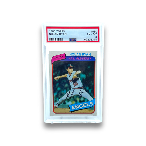 1980 Topps Baseball Nolan Ryan PSA 6 Single Card