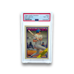 1988 Topps Tiffany Baseball Kirk Gibson PSA 8 Single Card