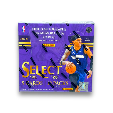 2022-23 Panini Select Basketball Hobby Box – HOFBC