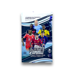 2022-23 Topps UEFA Club Competitions Stadium Club Chrome Soccer Hobby Box Opened Live
