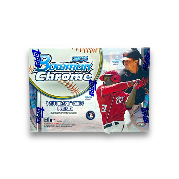 2023 Bowman Chrome Baseball HTA Choice Box