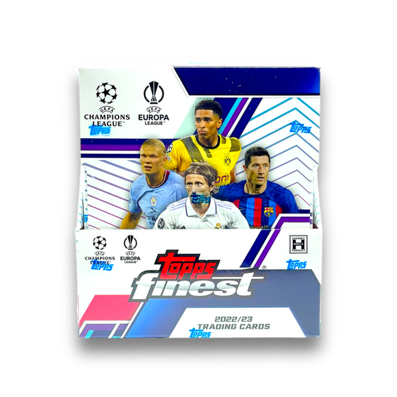 2022-23 Topps UEFA Club Competitions Finest Soccer Hobby Box Opened Live