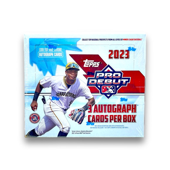 2023 Topps Pro Debut Baseball HTA Jumbo Box