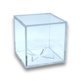 Pro-Mold Clear Baseball Cube w/ Stand