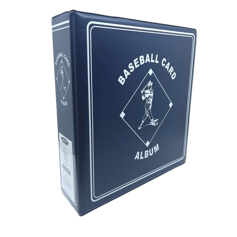 BCW 3" Blue Baseball Card Album w/ Pages