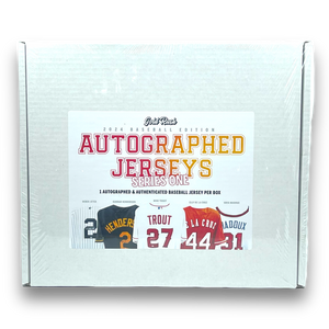 2024 Gold Rush Autographed Baseball Jersey Series 1 Box Opened Live
