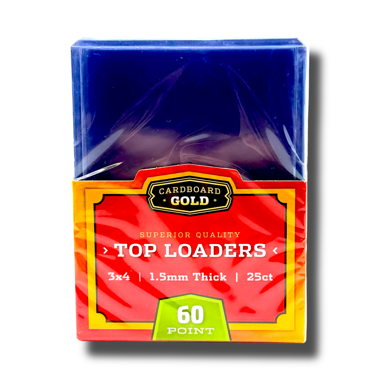 Cardboard Gold 60pt. Top Loaders 25ct. Pack
