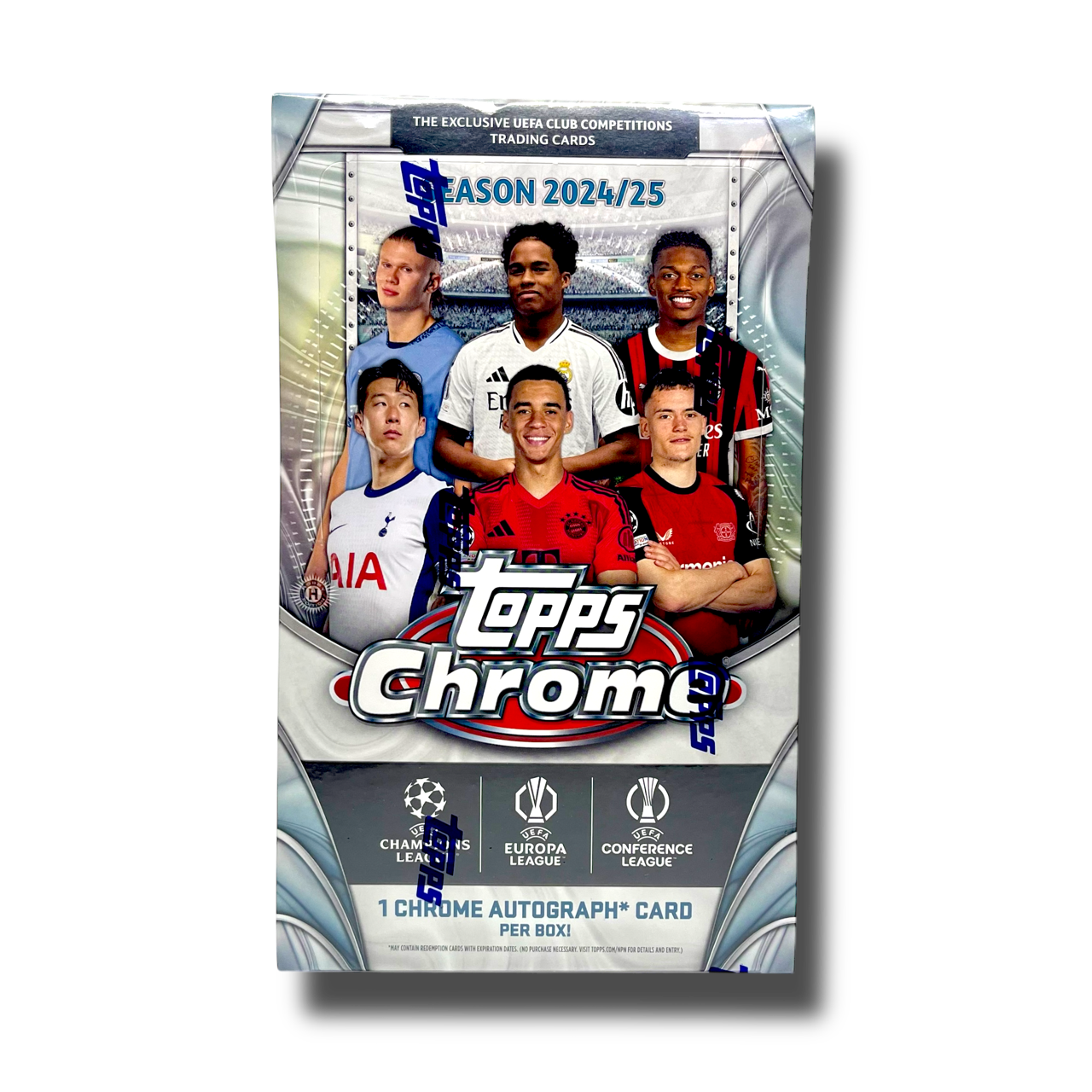 2024-25 Topps UEFA Club Competitions Chrome Soccer Hobby Box