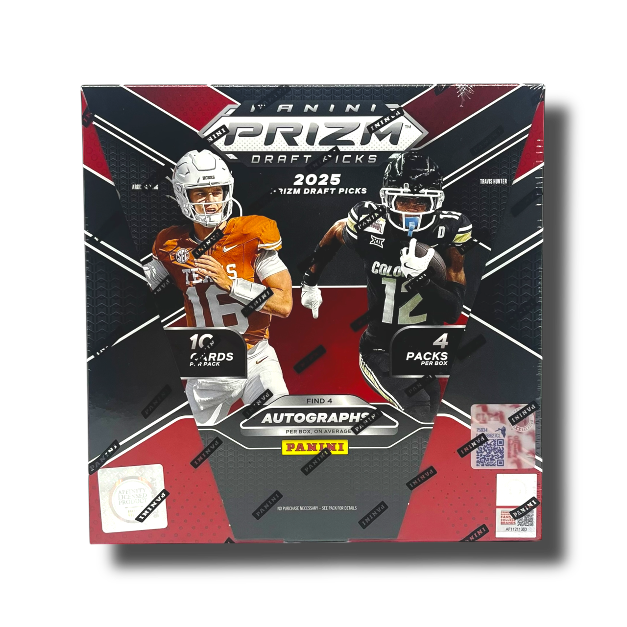 2025 Panini Prizm Collegiate Draft Football Hobby Box