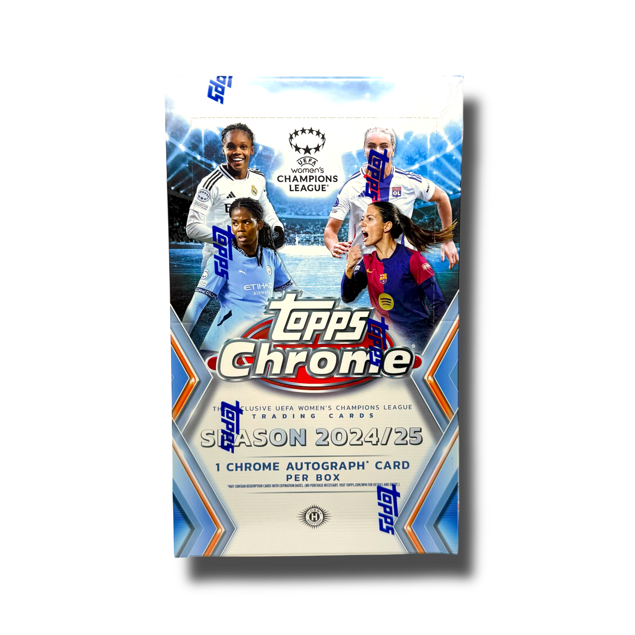 2024-25 Topps Chrome UEFA Women's Champions League Chrome Soccer Hobby Box