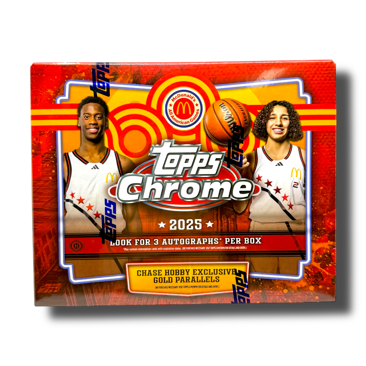 2025 Topps Chrome McDonald's All American Basketball Hobby Box