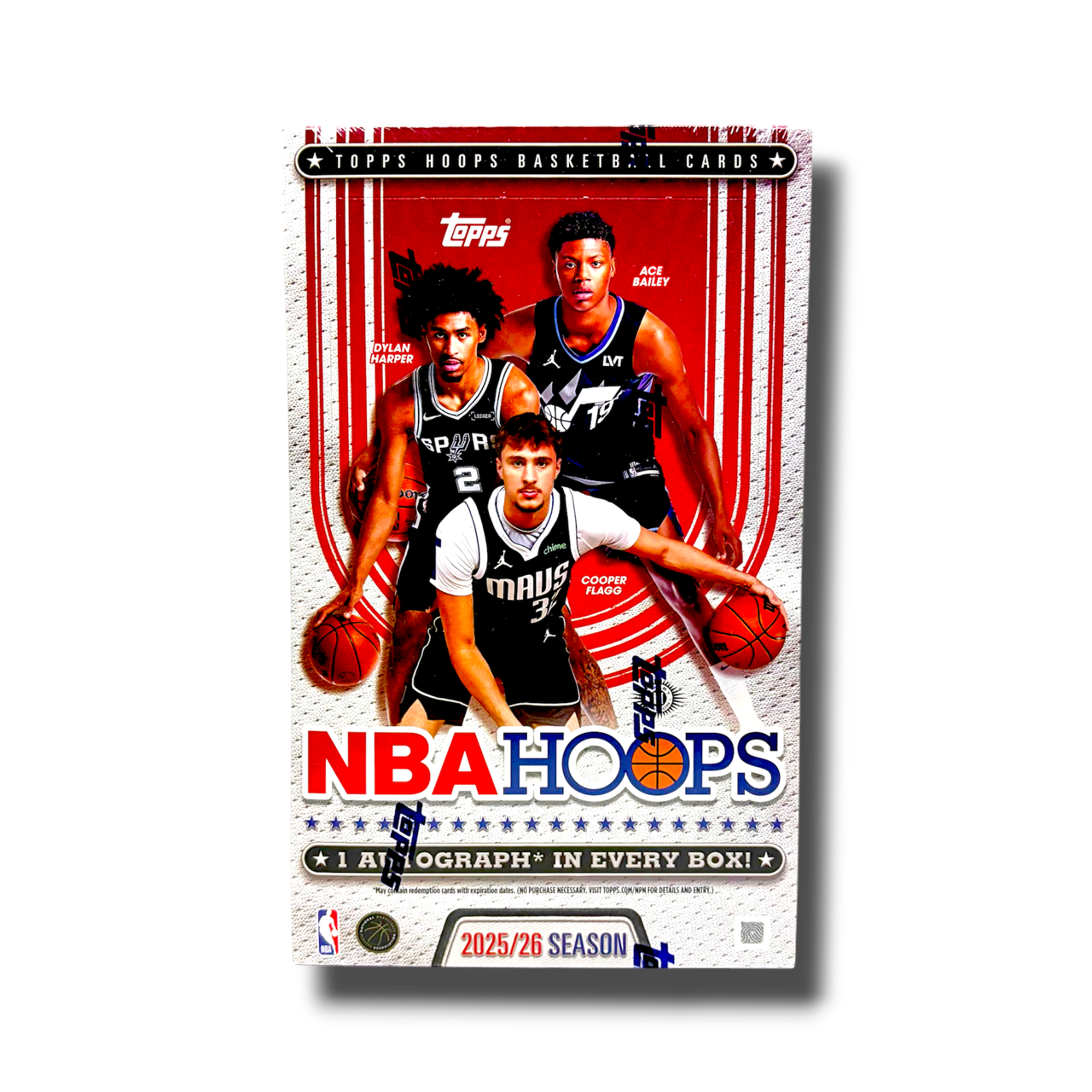 2025-26 Topps NBA Hoops Basketball Hobby Box