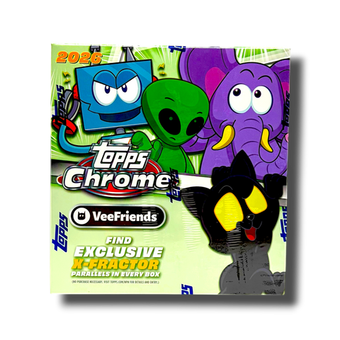 2026 Topps VeeFriends Chrome Mega Box – HOFBC 2026 Topps VeeFriends Chrome Mega Box – HOFBC