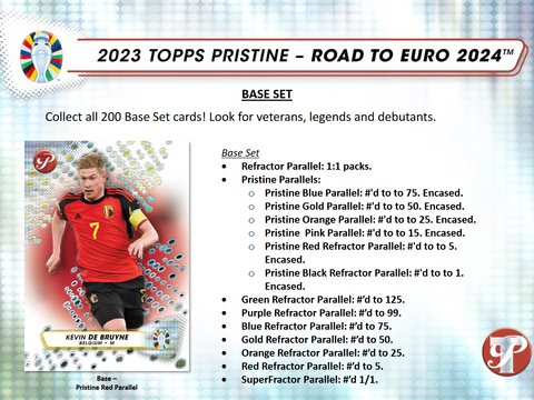 2023 Topps Pristine Road To Euro 2024 Soccer Hobby Box Opened Live