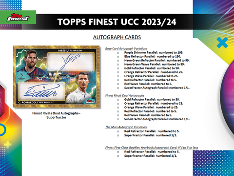 PRE-ORDER: 2023-24 Topps UEFA Club Competitions Finest Soccer Hobby Box