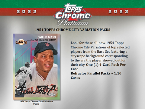 PRE-ORDER: 2023 Topps Chrome Platinum Anniversary Baseball Hobby 12-Box Case