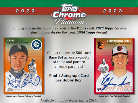 PRE-ORDER: 2023 Topps Chrome Platinum Anniversary Baseball Hobby Box