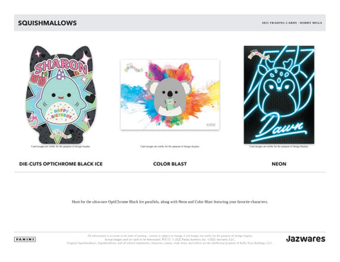 PRE-ORDER: 2025 Panini Squishmallow Hobby Mega Box