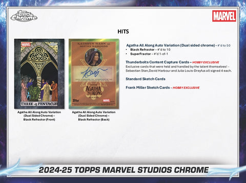 PRE-ORDER: 2025 Topps Marvel Studios Chrome Hobby Box