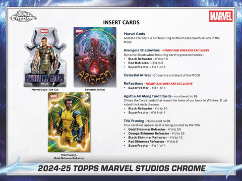 PRE-ORDER: 2025 Topps Marvel Studios Chrome Hobby Box