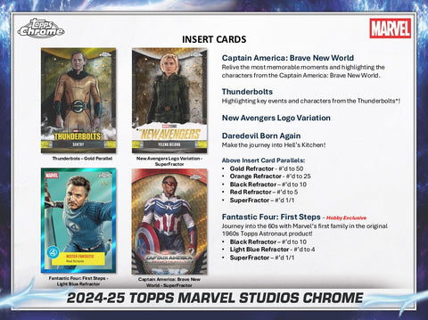 PRE-ORDER: 2025 Topps Marvel Studios Chrome Hobby Box