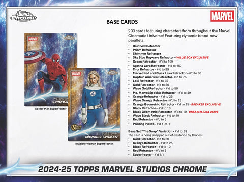 PRE-ORDER: 2025 Topps Marvel Studios Chrome Hobby Box