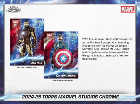 PRE-ORDER: 2025 Topps Marvel Studios Chrome Hobby Box